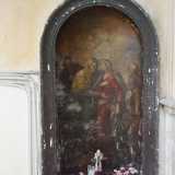 A catturare la nostra attenzione per� � la presenza in una nicchia di un grande affresco, deteriorato in pi� punti: raffigura la Madonna, Elisabetta, San Zaccaria e San Giuseppe